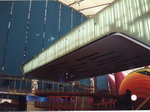 Blue Tinted GRP Panels inside the Millenniu Dome