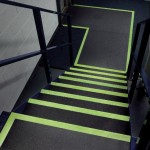 Liminescent anti slip stair treads